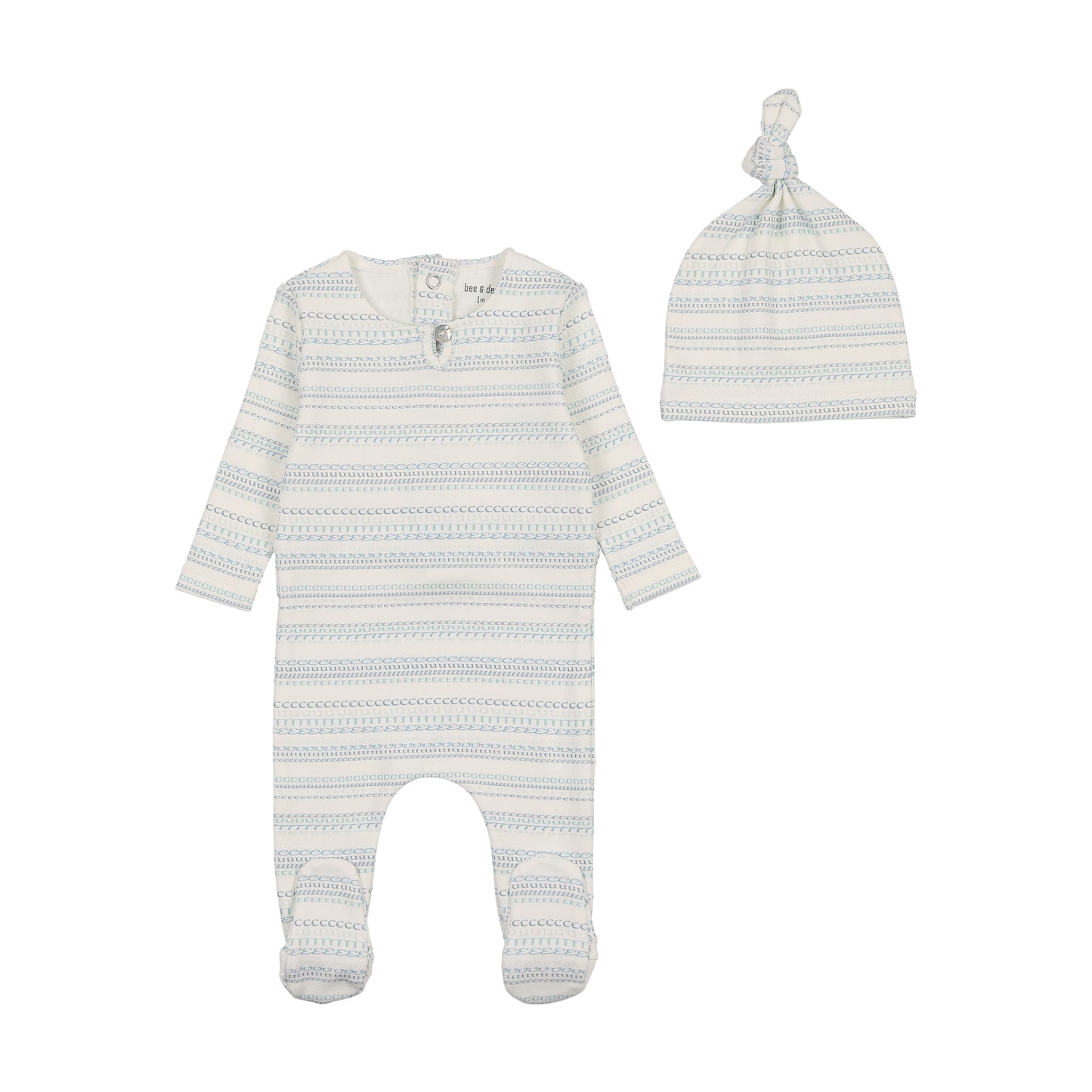 Alphastripes Footie