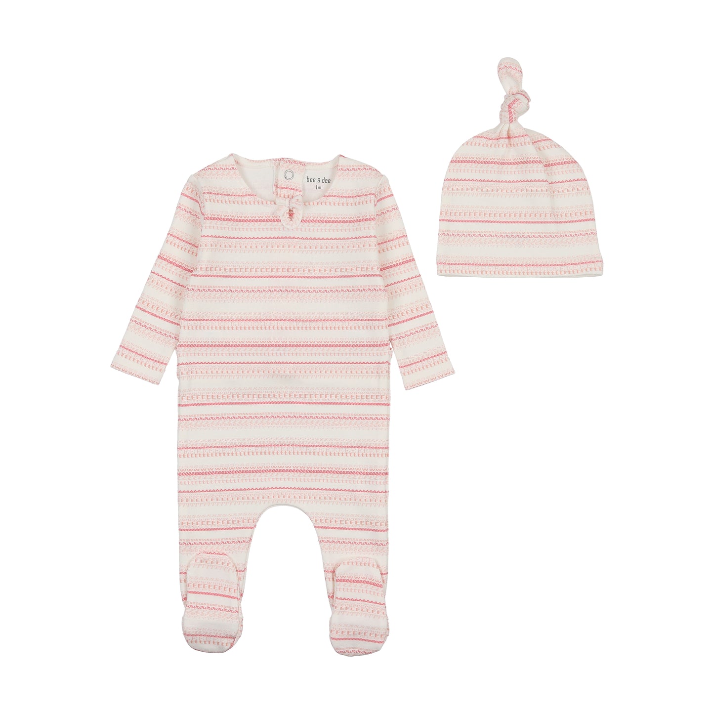 Alphastripes Footie