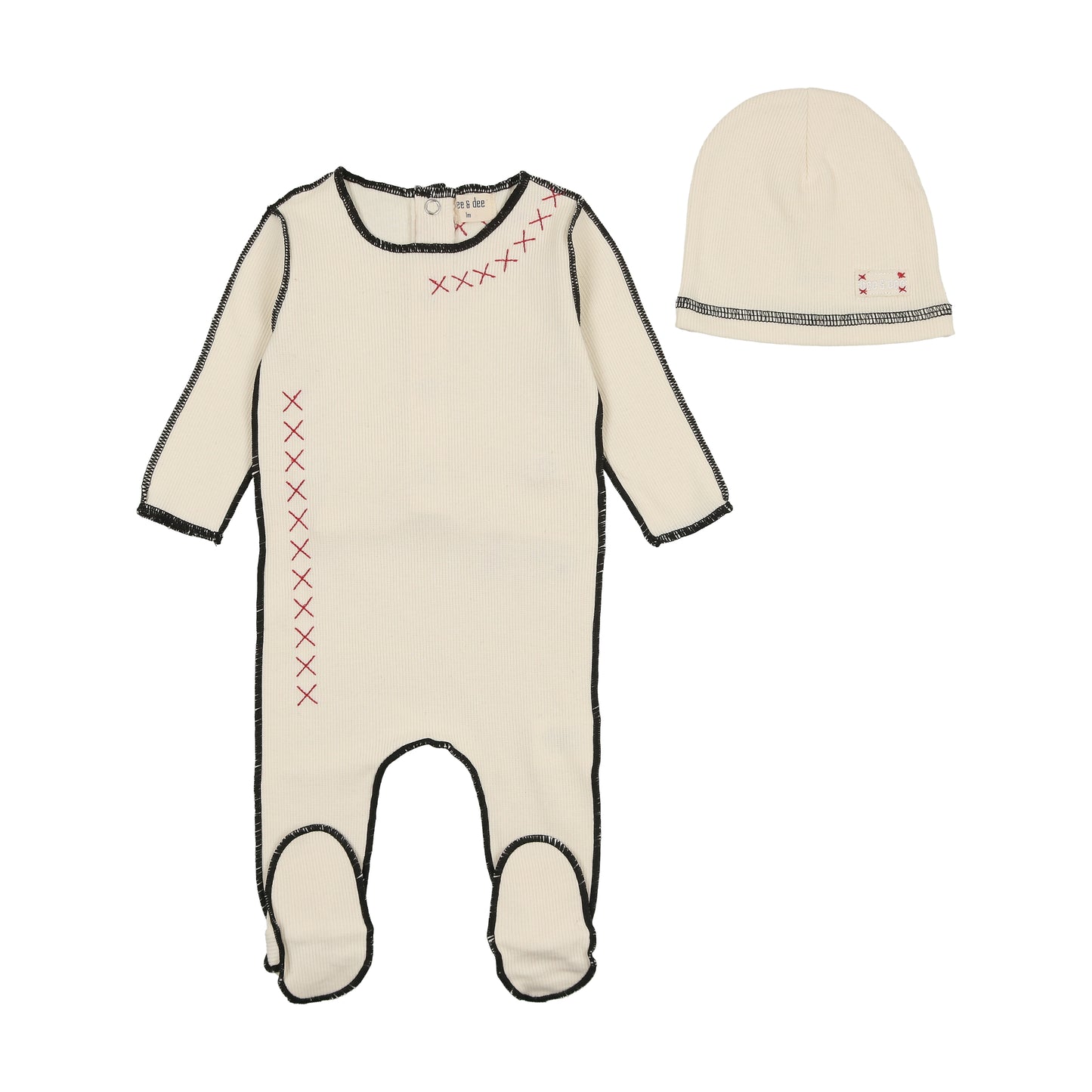 Basic B&D Contrast Footie