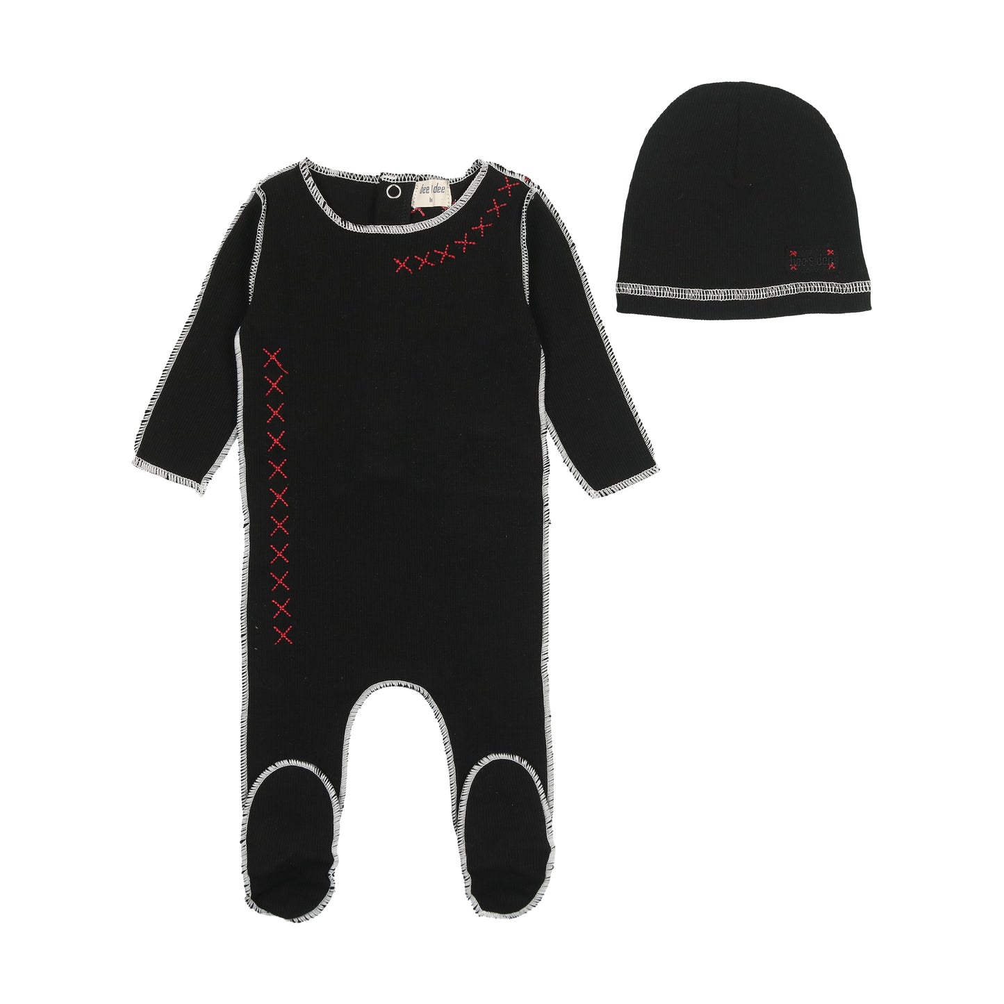 Basic B&D Contrast Footie