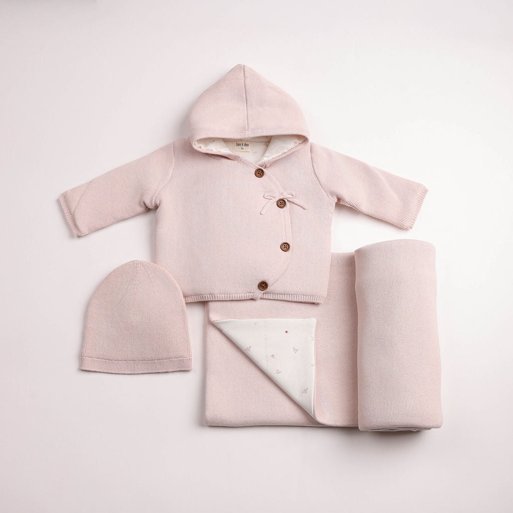 Boutique Delicata Knit Jacket - mauve