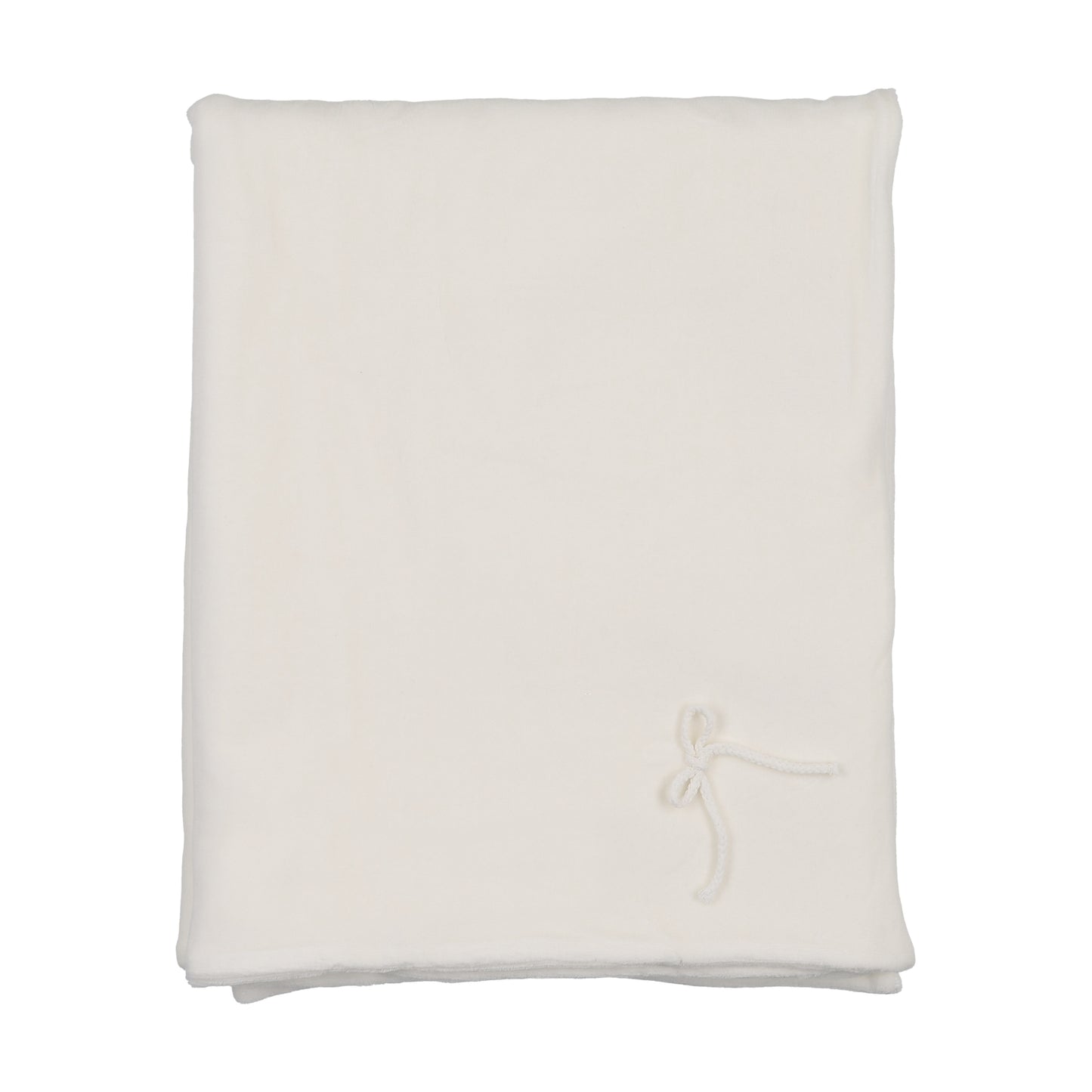Bow Neck Velour Blanket