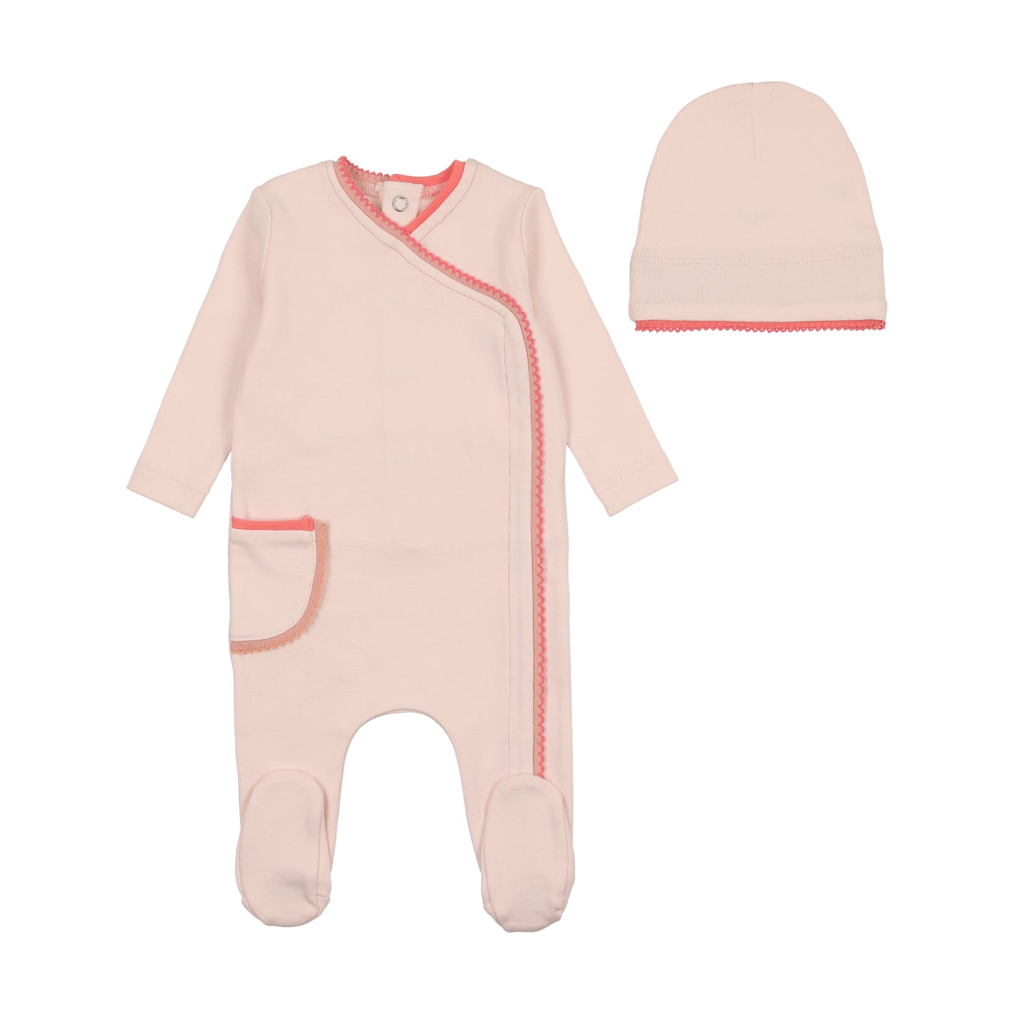Colored Scallop Footie
