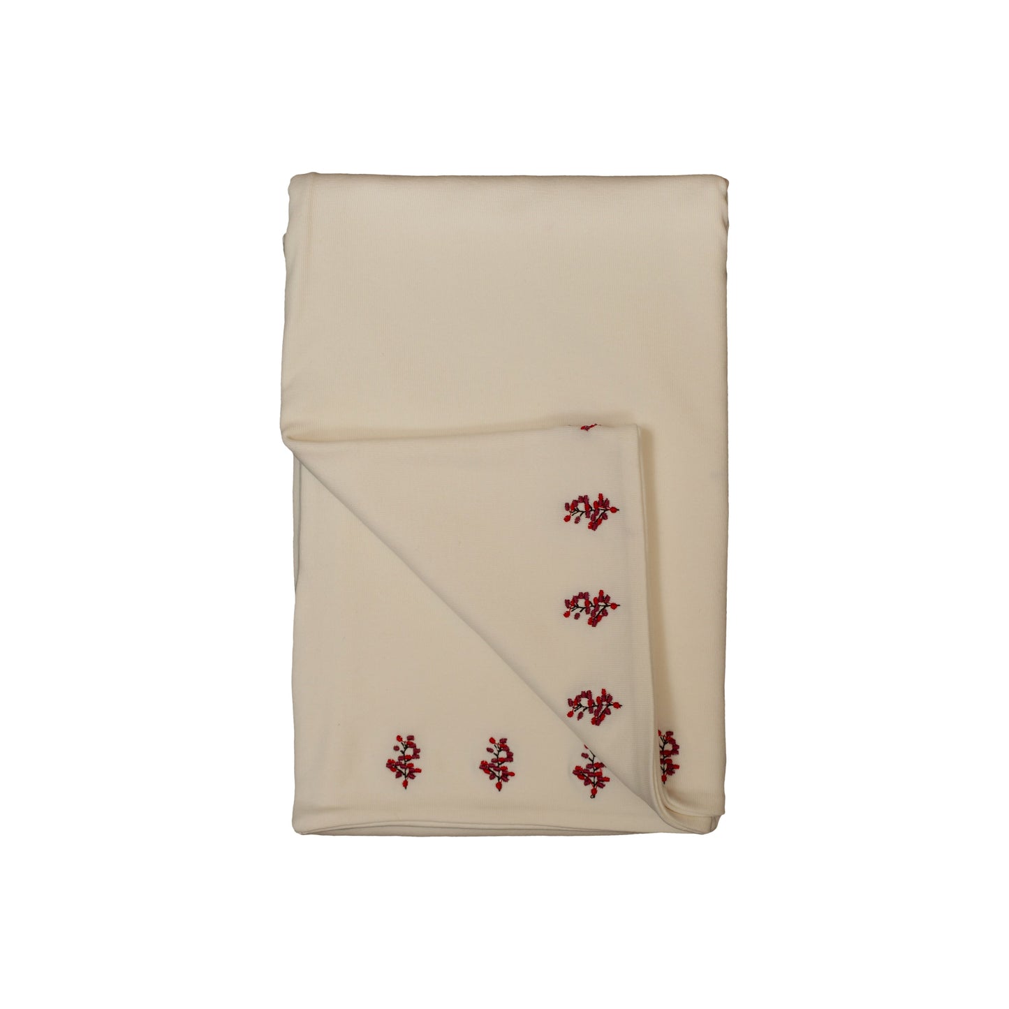 Embroidered Gather Footie