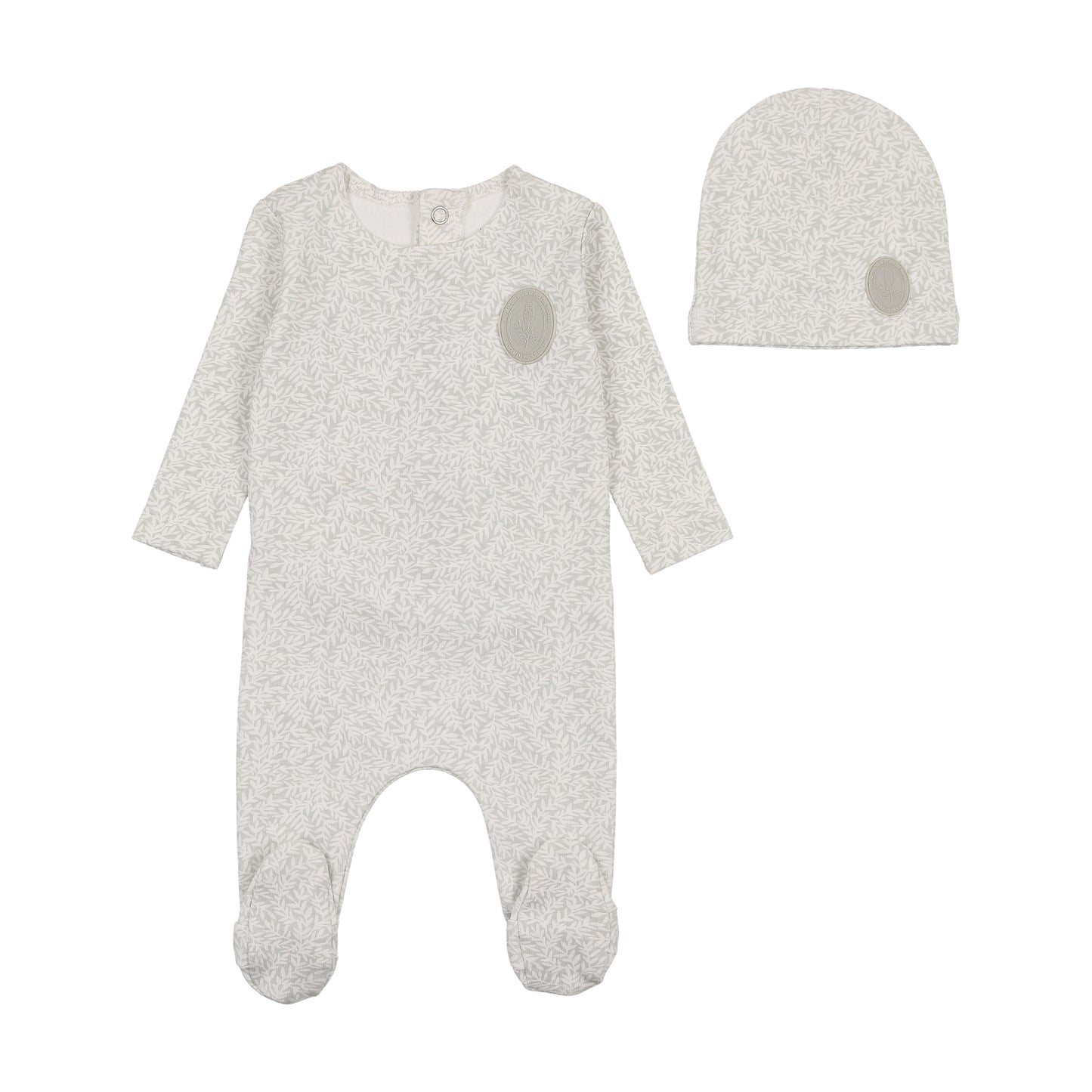 Floral Crest Footie