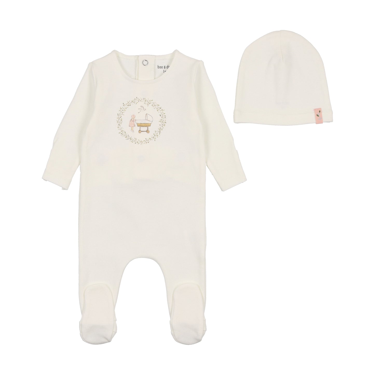 Gingham Cradle Footie