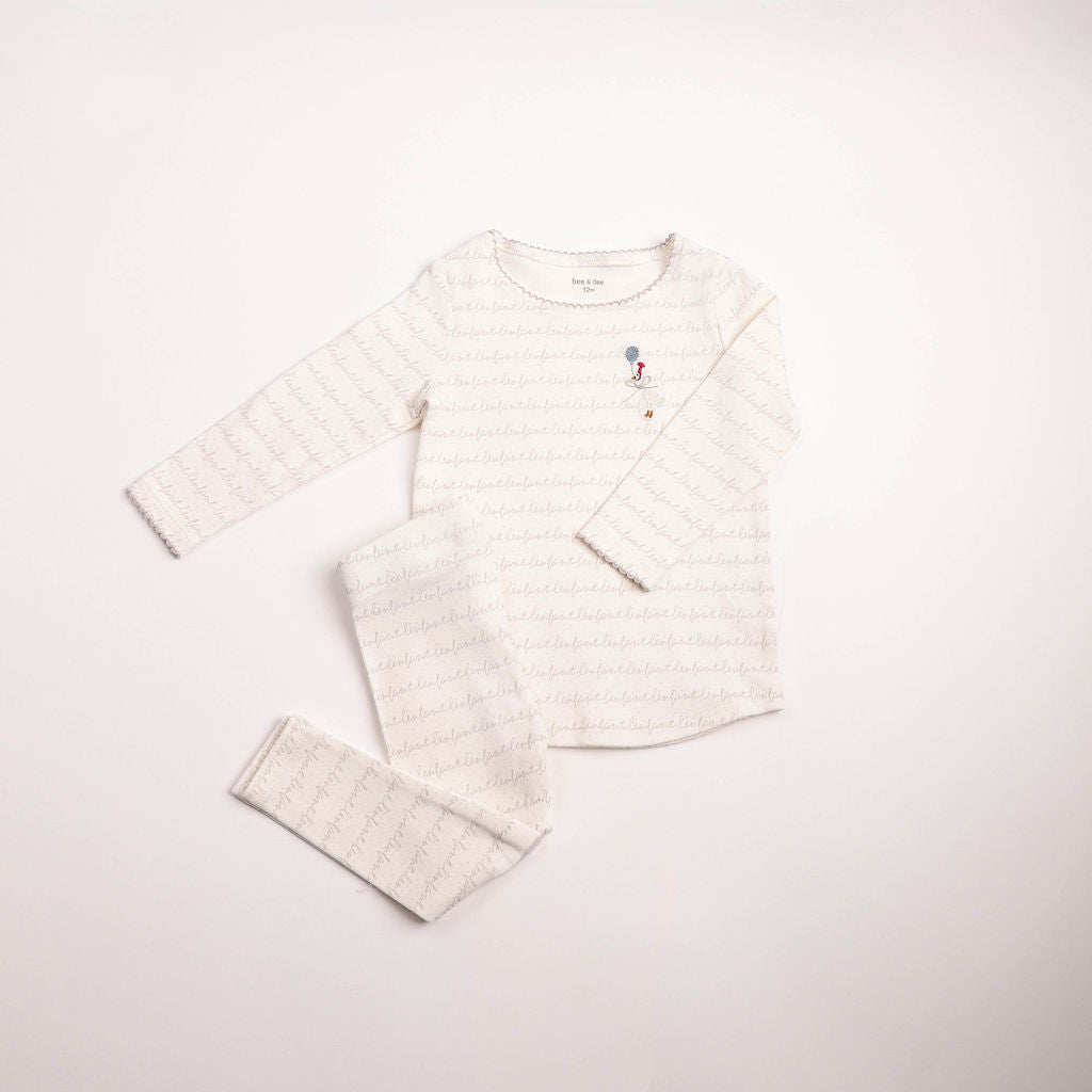 Goose on Script Loungewear - linen-boys
