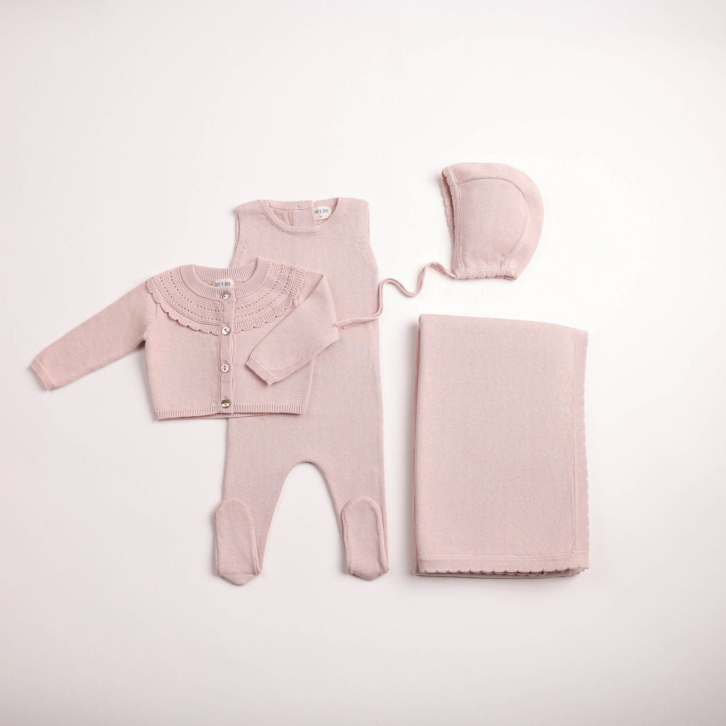 Little Loom Knit Two Piece - caramel
