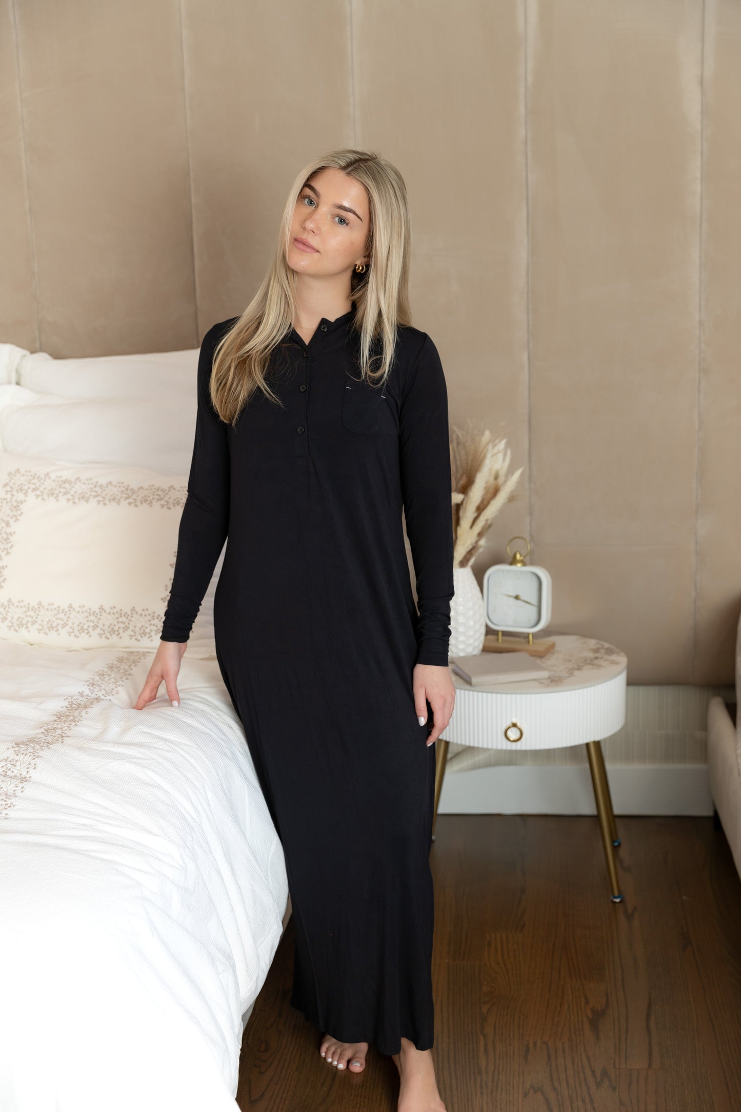 Long Sleeve Modal Nightgown