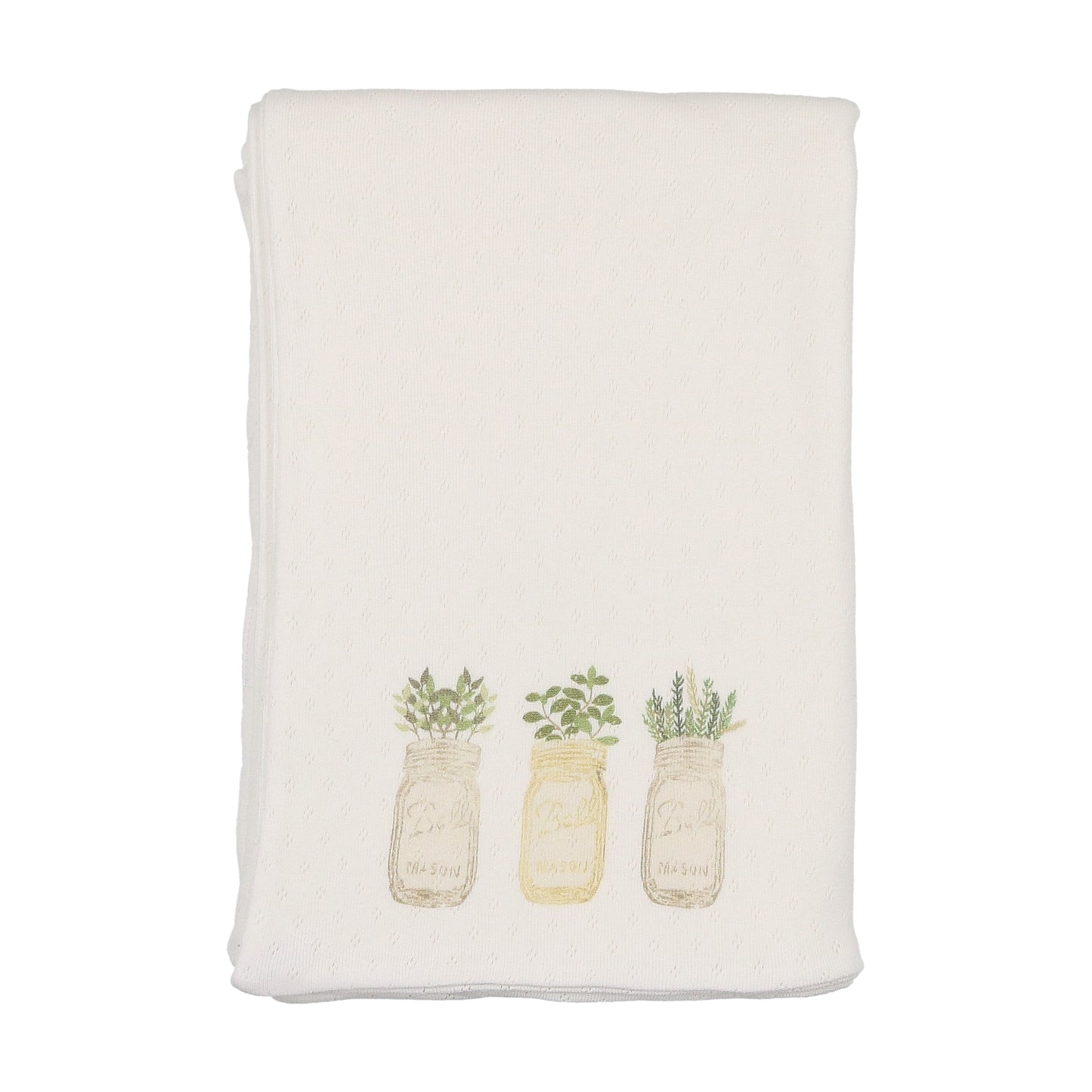 Mason Jars Print Footie