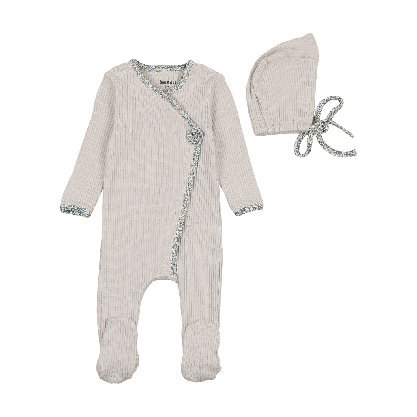 Poplin Trim Footie