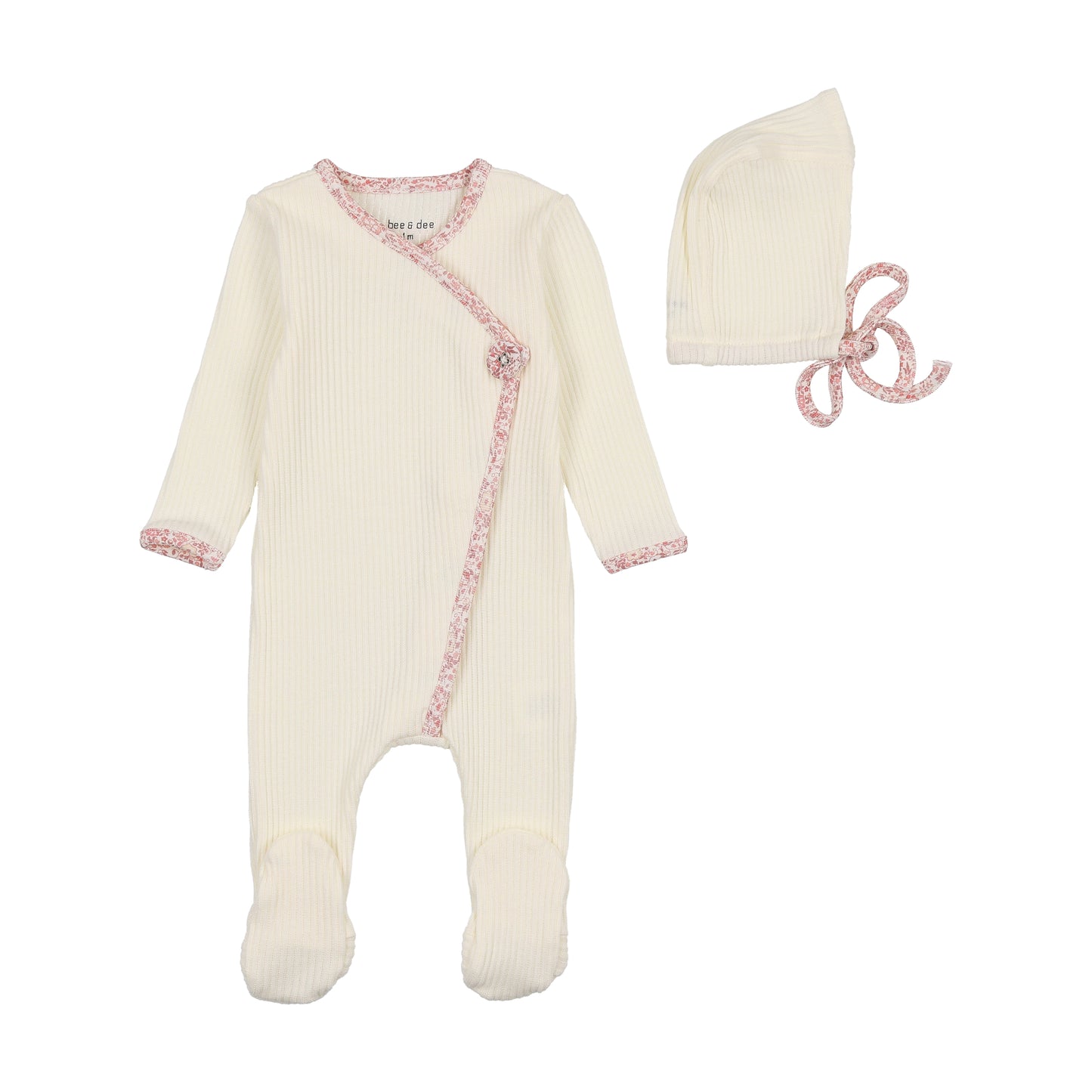 Poplin Trim Footie