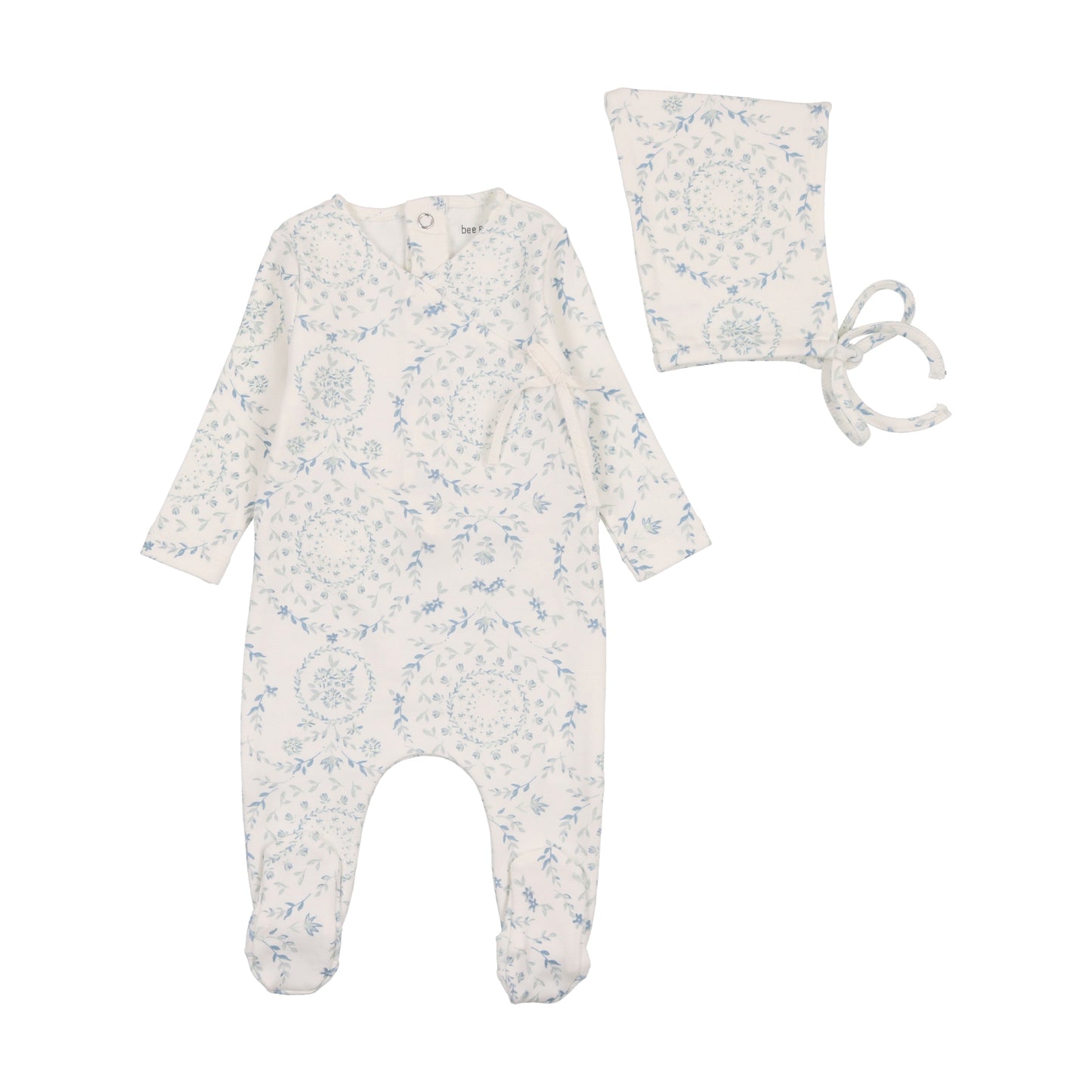 Swirls In Bloom Footie