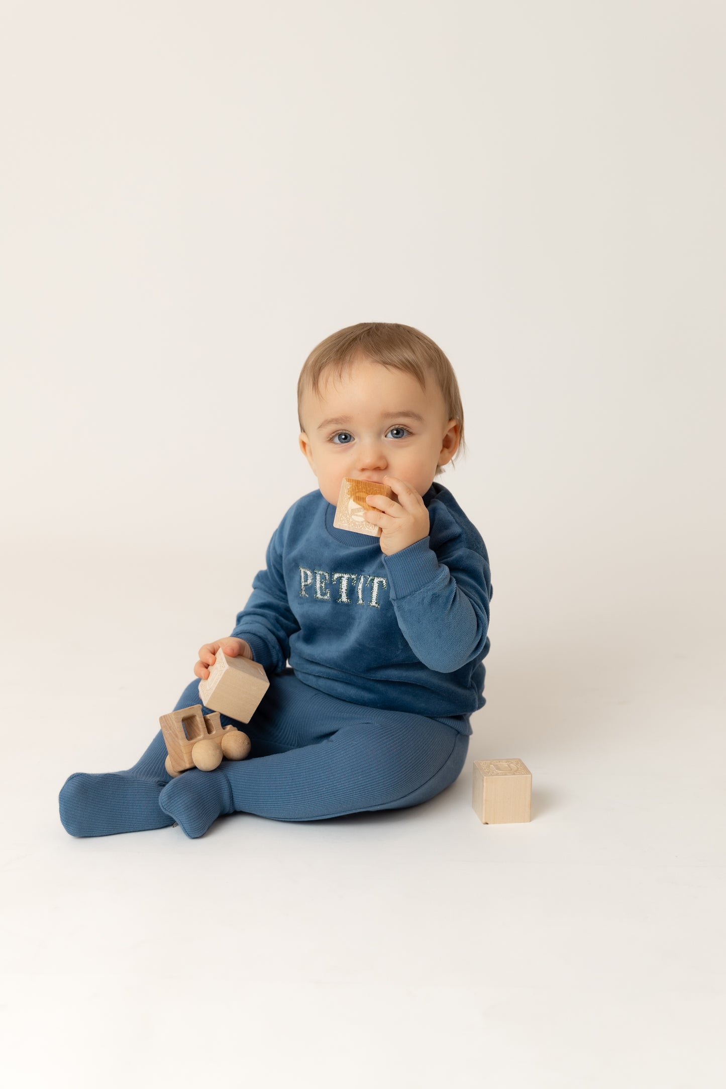 Velour Petite Footie
