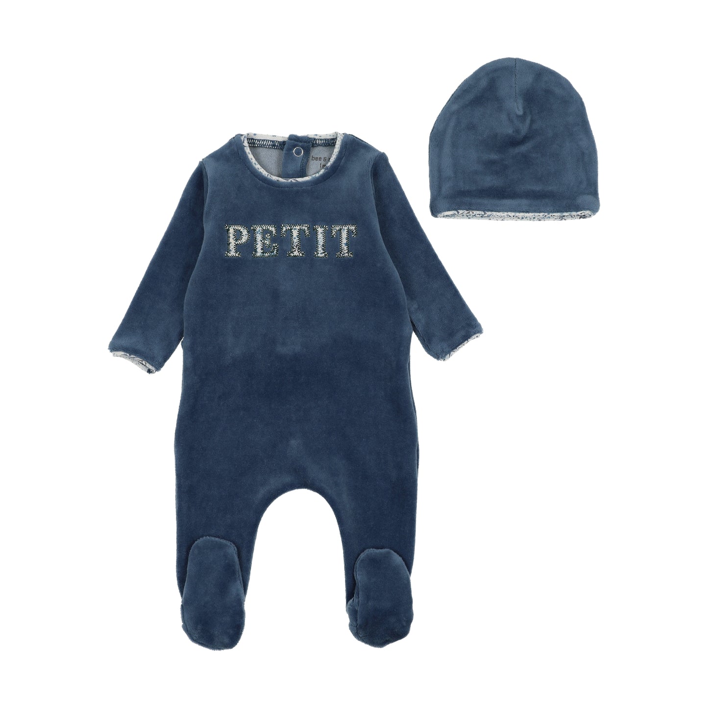 Velour Petite Footie