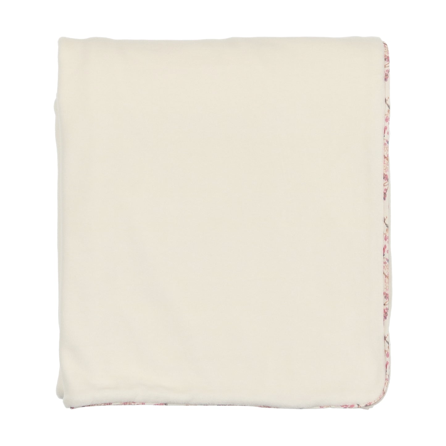 Print Trimmed Velour Wrap Footie