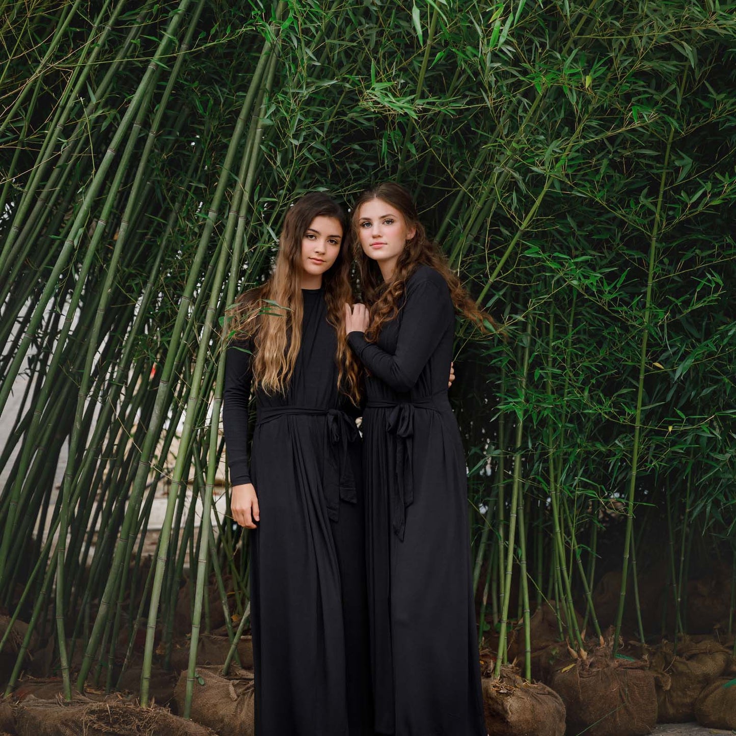 Black Wrap Robe