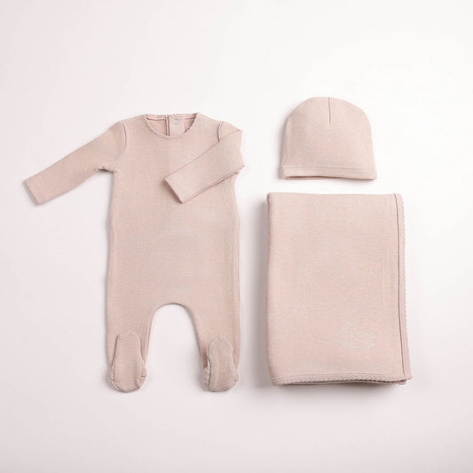 Snuggle Soft Layette - Heathered Blush