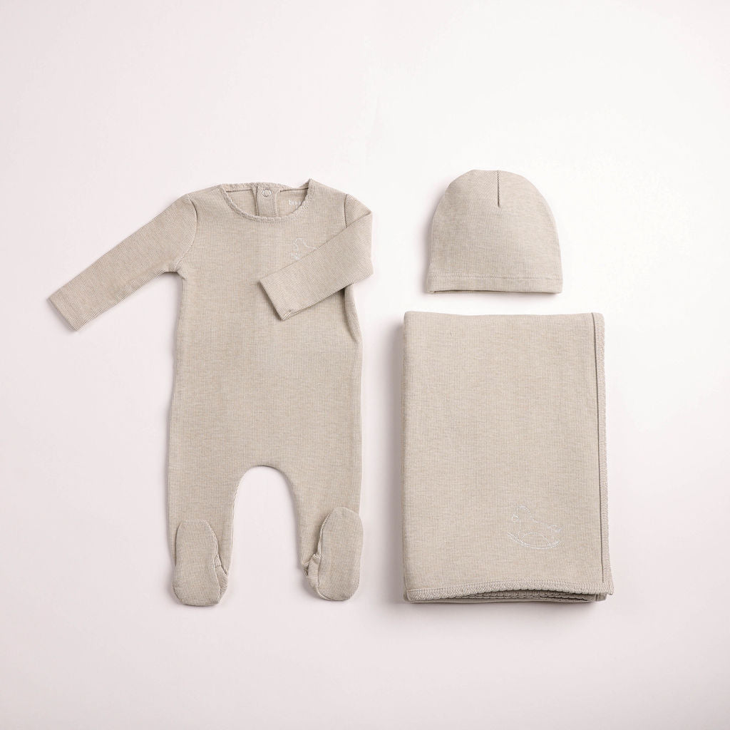 Snuggle Soft Layette - Heathered Oat