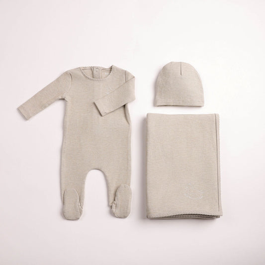 Snuggle Soft Layette - Heathered Oat