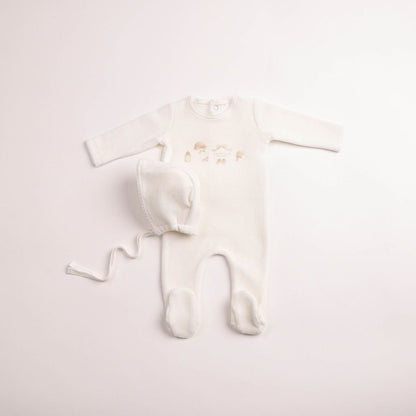 All Things Baby Velour Footie