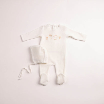 All Things Baby Velour Footie