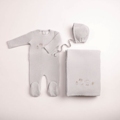 All Things Baby Velour Footie