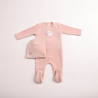 Birdie Branch Velour Footie