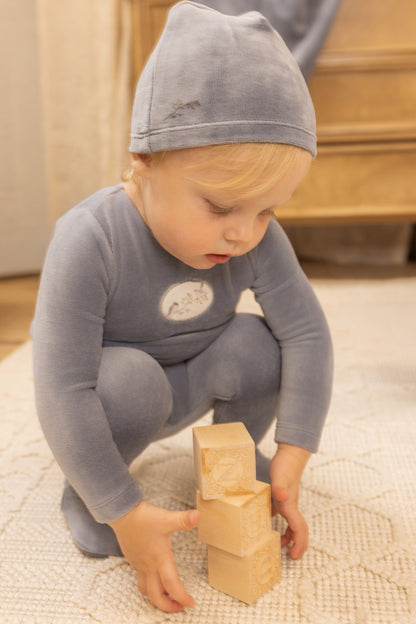 Birdie Branch Velour Layette - Oat