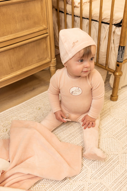 Birdie Branch Velour Layette - Oat