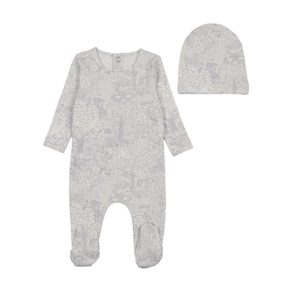Botanical Footie Cotton