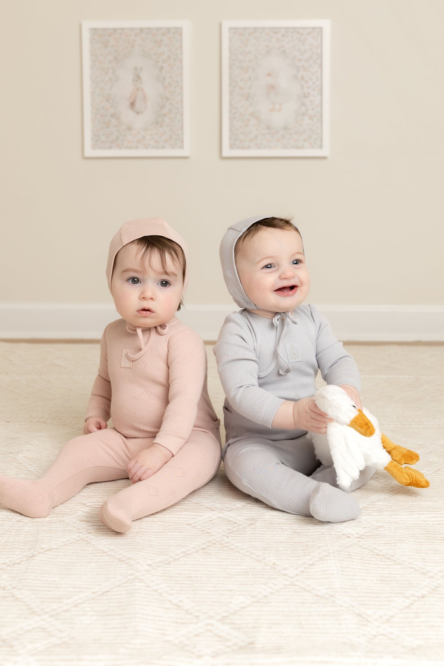 Bird Pointelle Footie