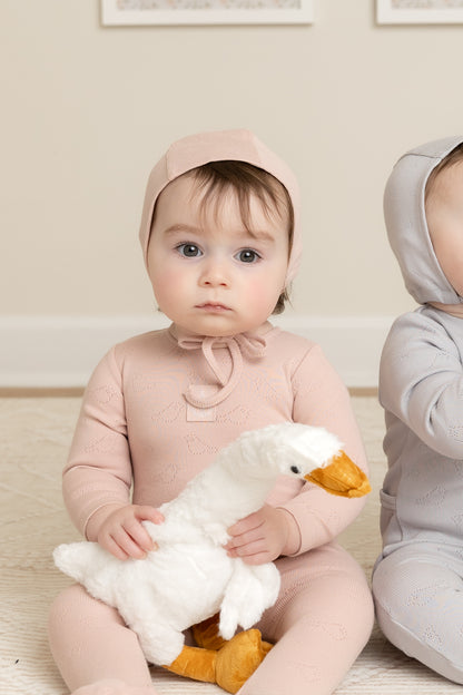 Bird Pointelle Footie