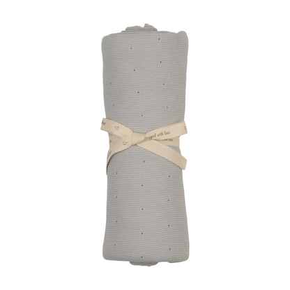 Leather Tab Knit Footie