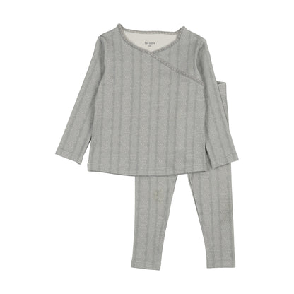 Cable Stitch Wrap Loungewear