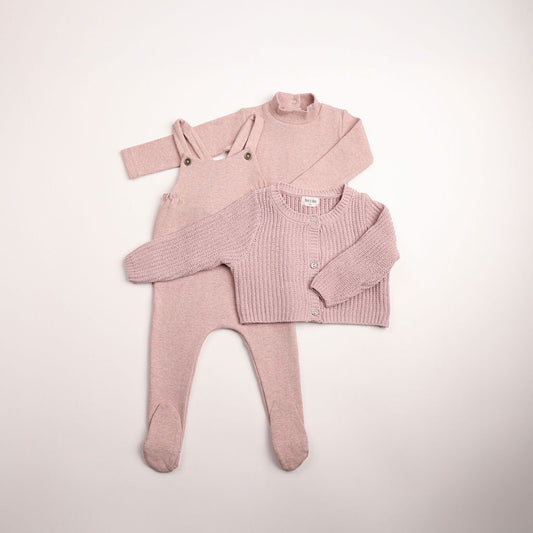 Chenille Cardigan Overall