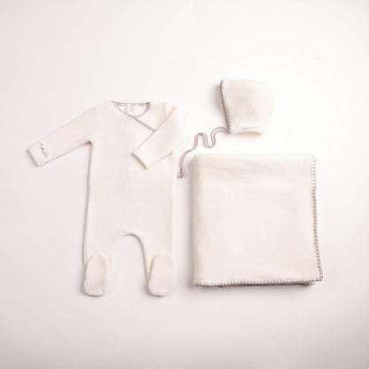 Classic Stitch Velour Footie
