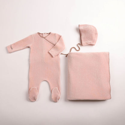 Classic Stitch Velour Footie