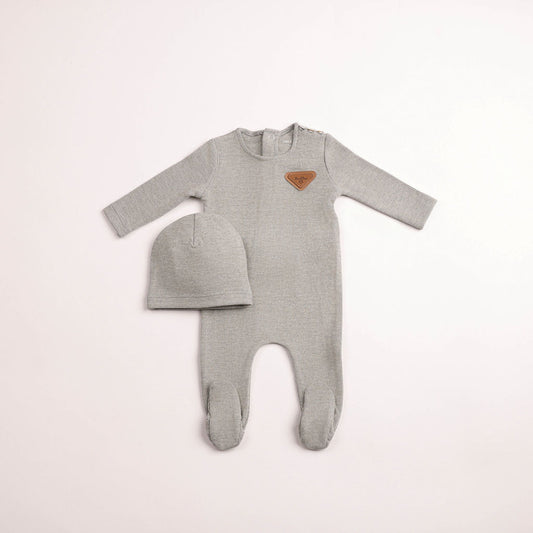 Cozy Cotton Footie - Fern