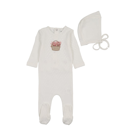 Crochet Basket Footie