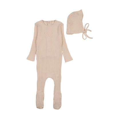 Dainty Rope Pointelle Footie