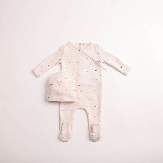 Flutter and Fly Footie - Ivory Girls
