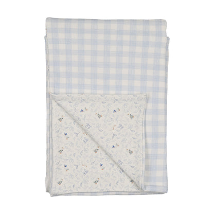 Goose on Plaid Footie