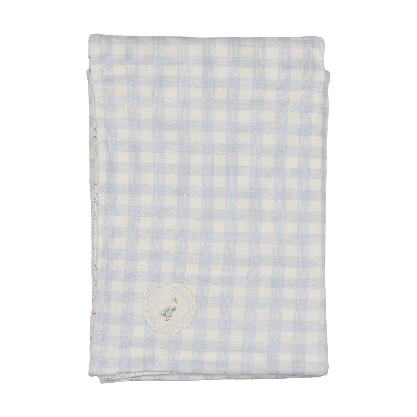 Goose on Plaid Footie