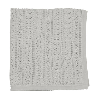 Intricate Knit Cardigan Footie