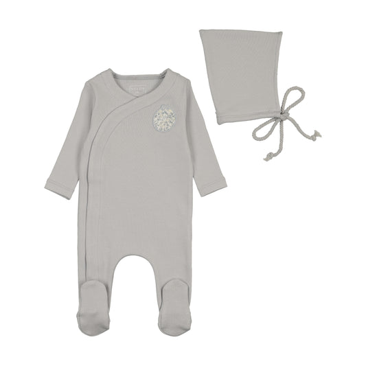 Lemon Applique Footie