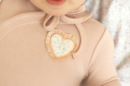 Lemon Applique Footie