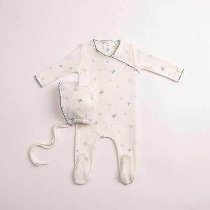 Little Bouquets Print Footie