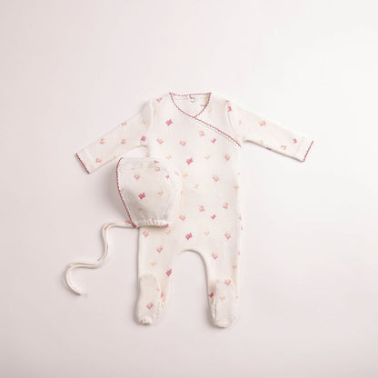 Little Bouquets Print Footie