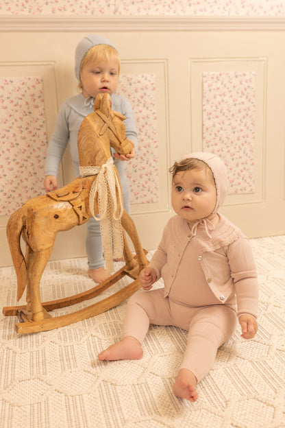 Little Loom Knit Two Piece - Caramel